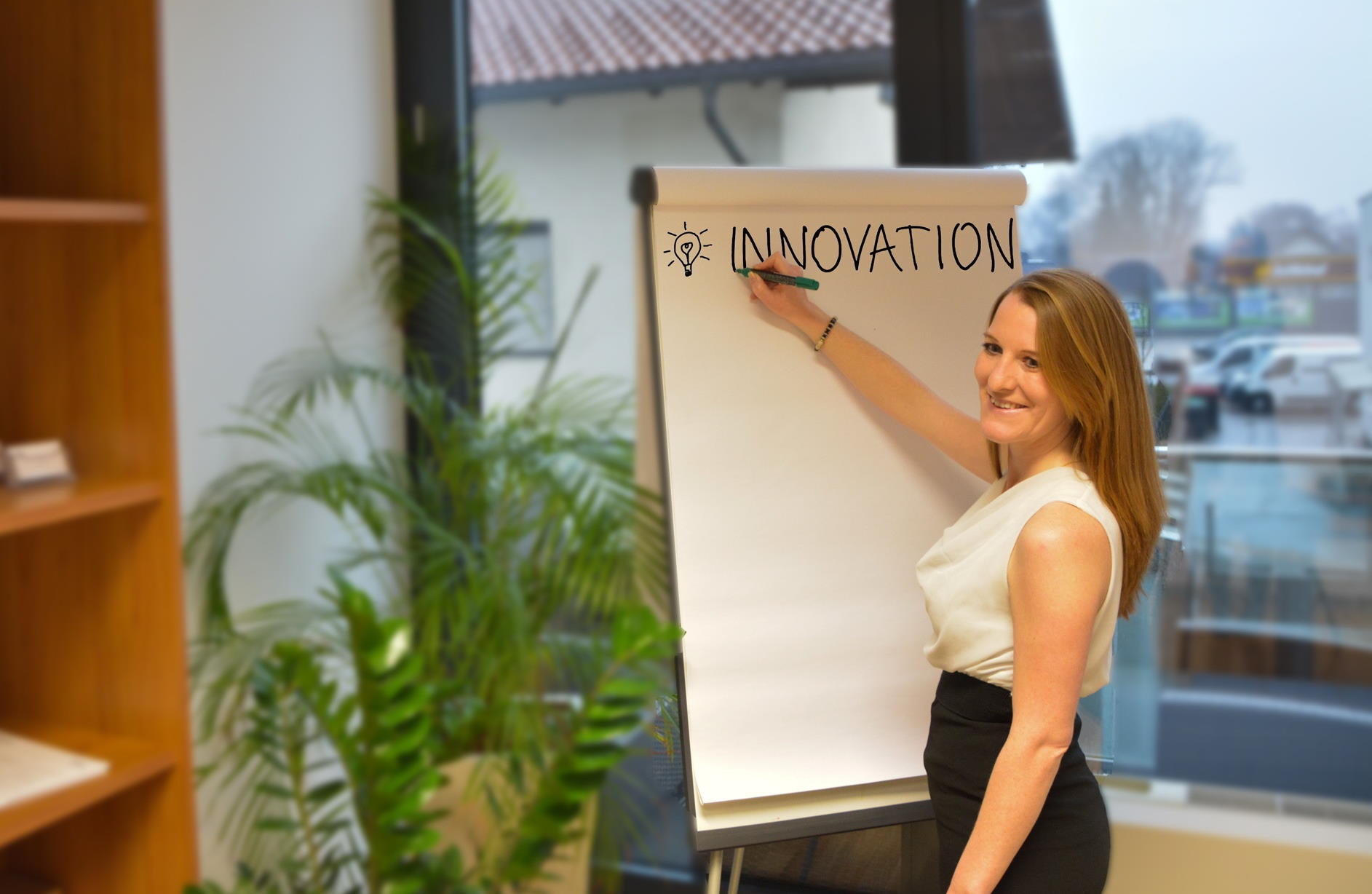 Steuerberaterin und Coachin Verena Gutwirth bei einem Workshop